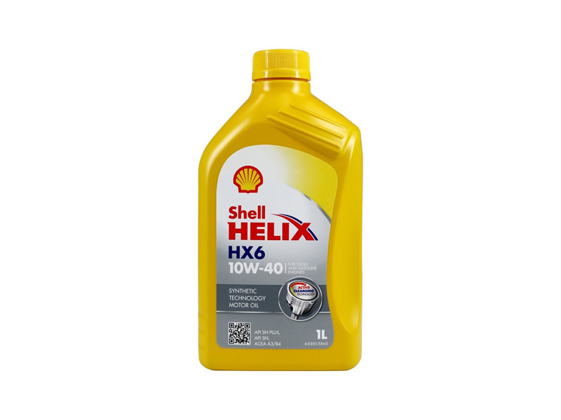 殼牌 合成機油 黃喜力HX6 10W-40 SN級 1L裝