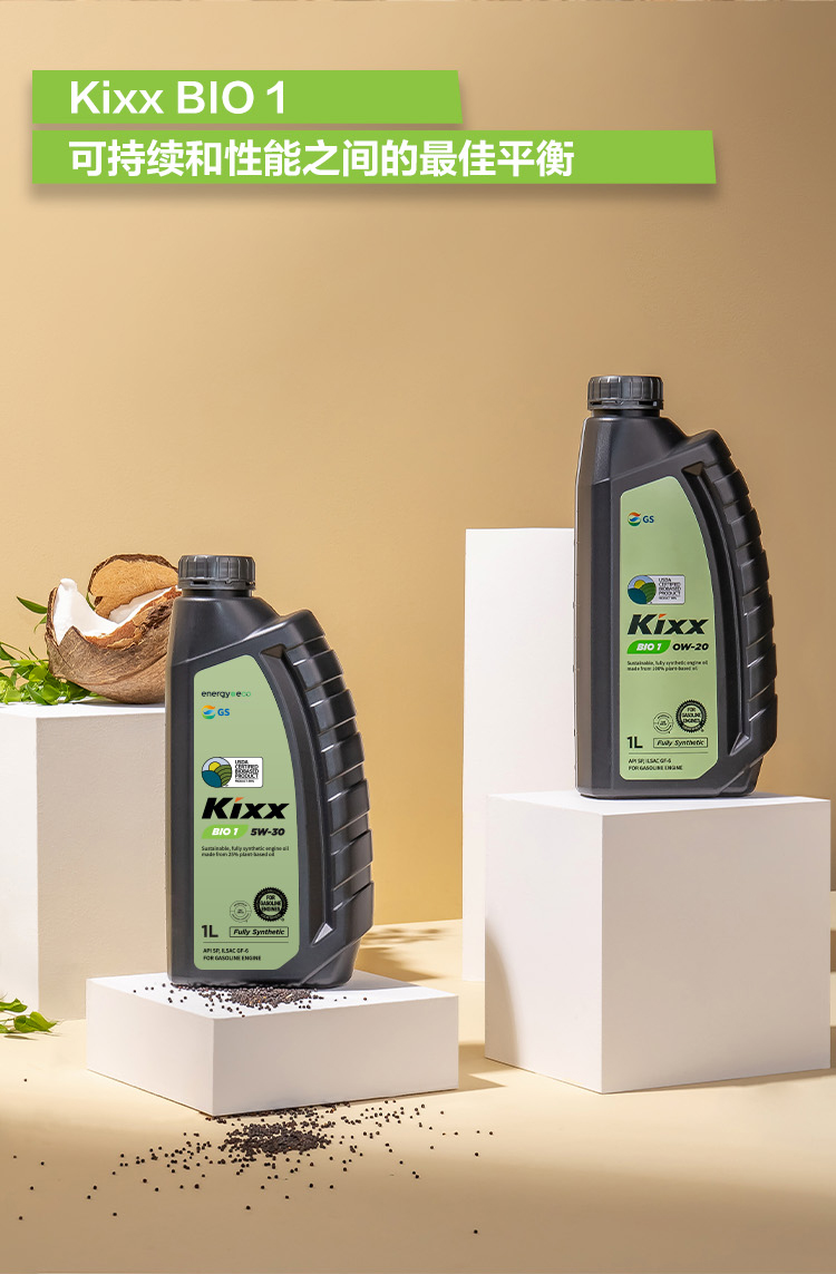 GS (Kixx) 凱升 BIO1 全合成機(jī)油 0W-20 SP級 100%植物基基礎(chǔ)油 1L-第5張圖片-鄭州市冠恒貿(mào)易有限公司【官方網(wǎng)站】-車用潤滑油服務(wù)專家