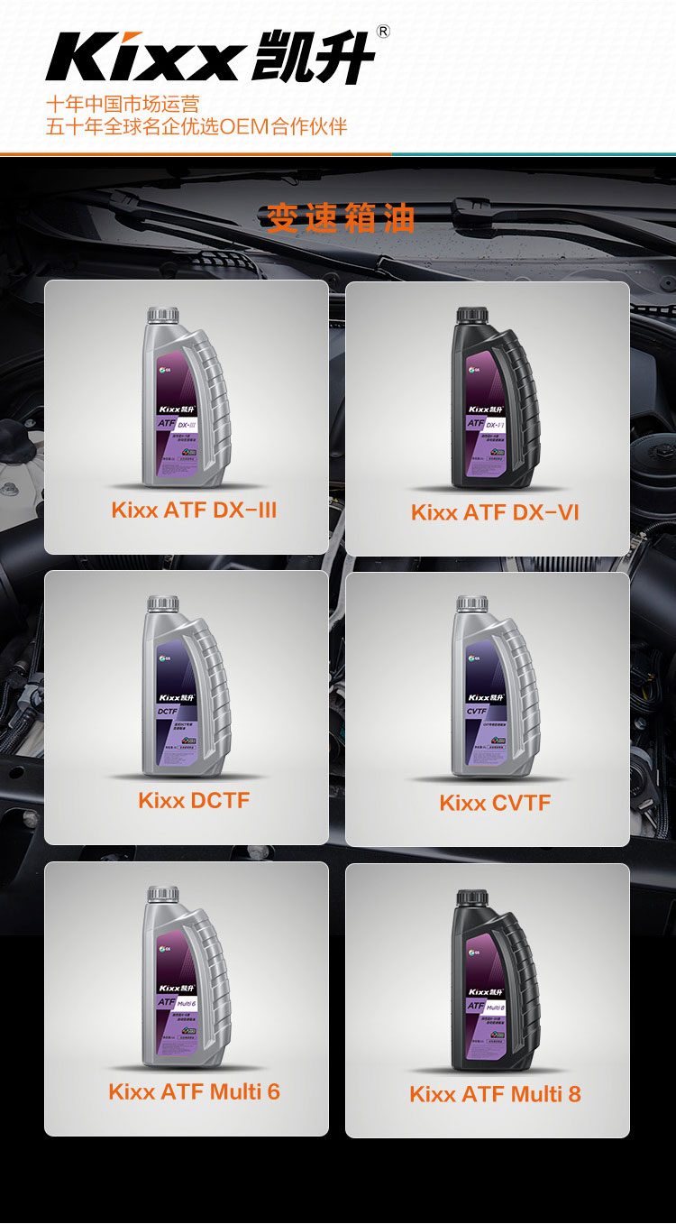 GS (Kixx) 凱升 DCTF 濕式雙離合變速箱油-第7張圖片-鄭州市冠恒貿(mào)易有限公司【官方網(wǎng)站】-車用潤(rùn)滑油服務(wù)專家